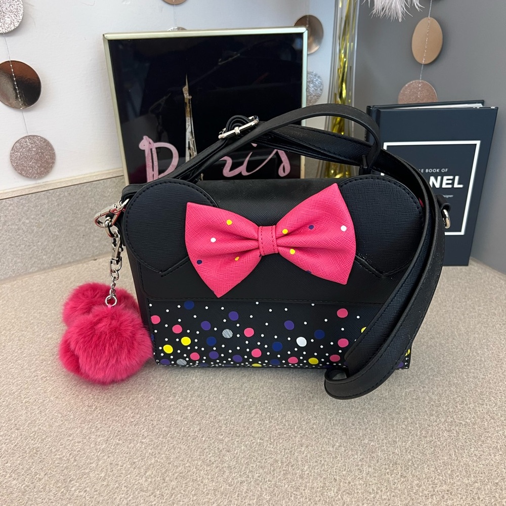 Disney loungefly Bow Crossbody Bag
